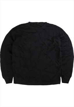Vintage  Vintage Sweatshirt Crewneck Plain Heavyweight Black