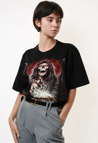 ROCK EAGLE SPHERE 90S VINTAGE GRAPHIC PRINT T-SHIRT 17497