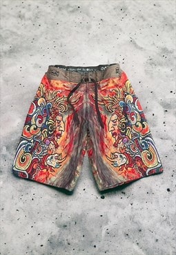 Rare Men's O'Neill By Henk Schiffmacher Aztec Navajo Shorts