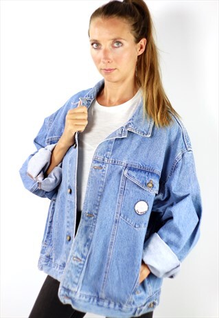 OVERSIZE DENIM JACKET VINTAGE DENIM JACKETS 90S