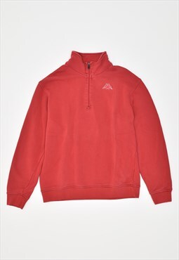 Vintage 90's Kappa Sweatshirt Jumper Red