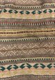 VINTAGE ABSTRACT KNITTED JUMPER FUNKY PATTERNED GRANDAD KNIT