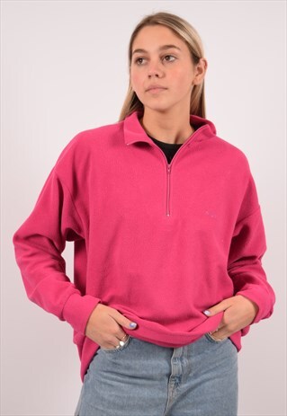 VINTAGE FILA FLEECE JUMPER PINK