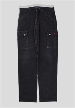 Vintage Polo Ralph Lauren Cargo Trousers in Black