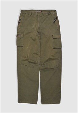 Vintage 90s Napapijri Heavyweight Cargo Trousers in Brown