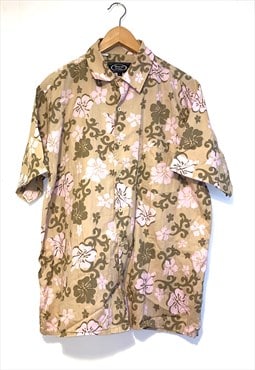 Vintage 90s Hawaiian Boho Hawaii Festival Shirt Mens XL