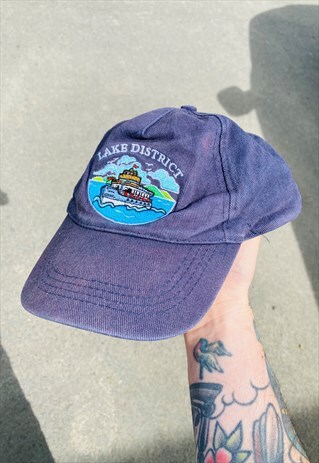 VINTAGE LAKE DISTRICT EMBROIDERED HAT CAP