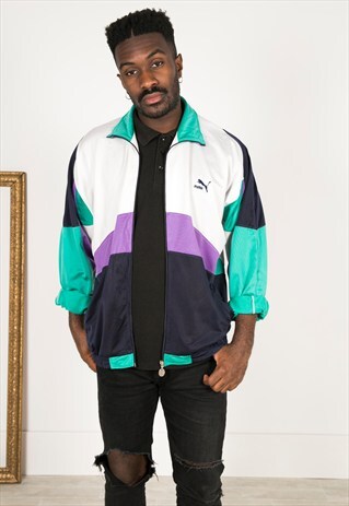 VINTAGE 80S USA PUMA SPORT TRACKSUIT / R0038
