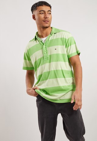 VINTAGE TOMMY HILFIGER SHORT SLEEVE POLO TOP