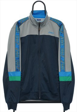 Vintage Asics Navy Tracksuit Jacket Womens