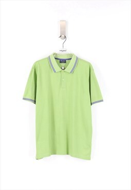 Vintage  Champion Polo in Green - L