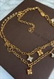 AUTHENTIC LOUIS VUITTON BLOOMING PENDANT- REWORKED NECKLAC