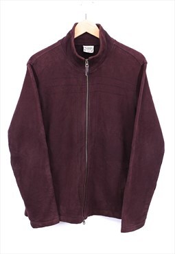 Vintage Columbia Sweatshirt Brown Collared Zip Up 90s Jumper