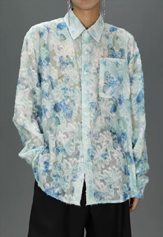 Men's 3D floral print shirt SS24 Vol.1