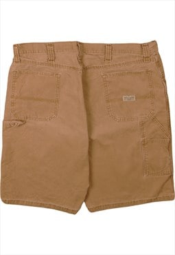 Wrangler 90's Baggy Chino Shorts 40 Tan Brown