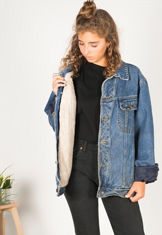 VINTAGE 80S LEE WINTER SHEEPSKIN JACKET / R2220C401