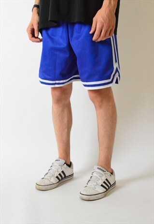 VINTAGE 90S BLUE CHAMPION SPORTS SHORTS