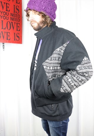VINTAGE 90'S FLEECE BOMBER JACKET