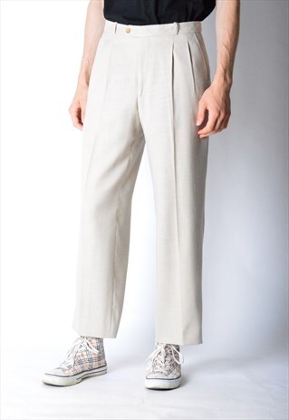 VINTAGE 80S BEIGE PANTS