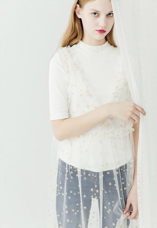 STARRY BREEZE DRESS (WHITE)