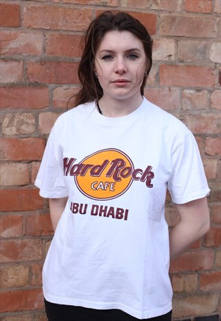 VINTAGE HARD ROCK CAFE ABU DHABI T SHIRT