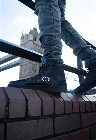 CRAFT HIGH TOP TRAINER - BLACK MONO