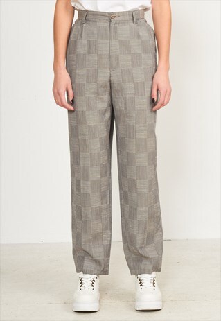 VINTAGE GREY TROUSERS BOTTOMS