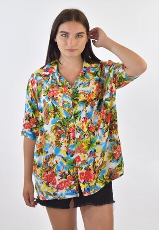 VINTAGE 90S HAWAIIAN SUMMER SHIRT