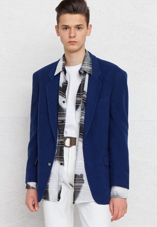 VINTAGE BLUE BLAZER JACKET