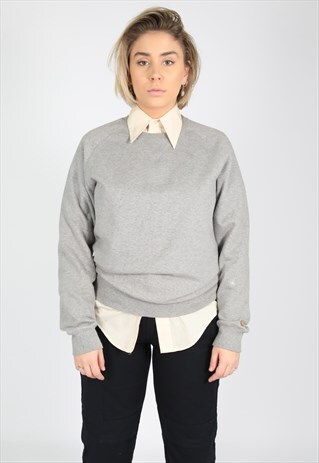 VINTAGE CARHARTT GREY ESSENTIAL SWEATSHIRT