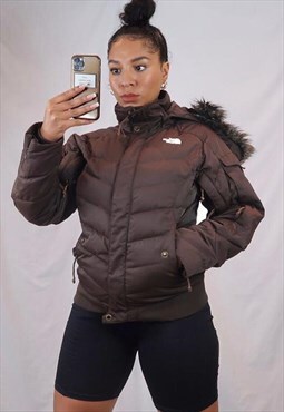 The North Face 600 Brown Puffer Jacket