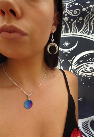 RAINBOW SEQUIN NECKLACE