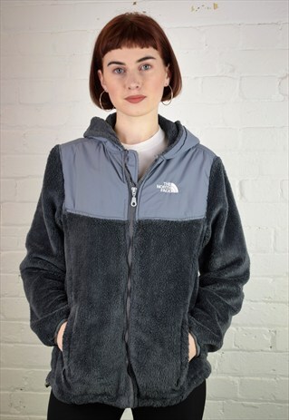 VINTAGE 90'S NORTH FACE FLUFFY ZIP-UP FLEECE