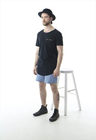BLUE DENIM MEN SHORTS / SUMMER LIGHT SHORTS