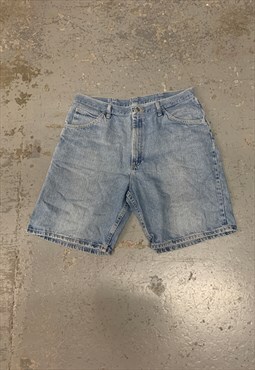 WRANGLER Denim Shorts Blue with Logo 