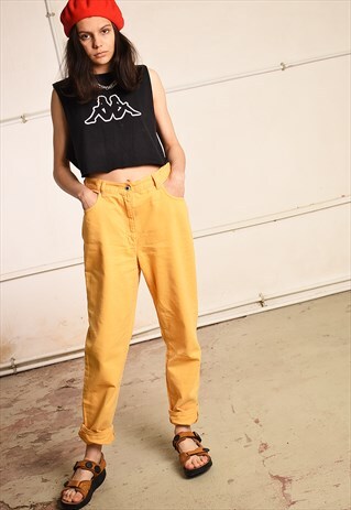 90'S RETRO HIGHWAISTED FESTIVAL DENIM JEANS