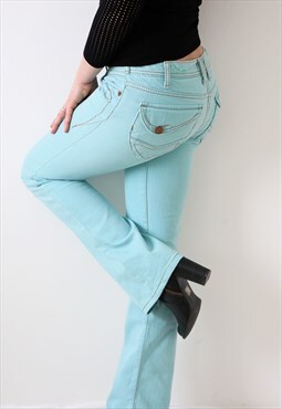 Low Rise Y2k Jeans Flare Vintage Bootcut Flares Retro