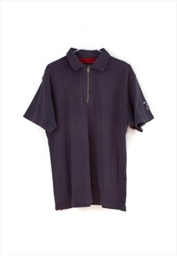 Vintage Champion Rare Polo Shirt in Purple L