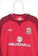 RED UMBRO VAUXHALL SWEATSHIRT - LARGE