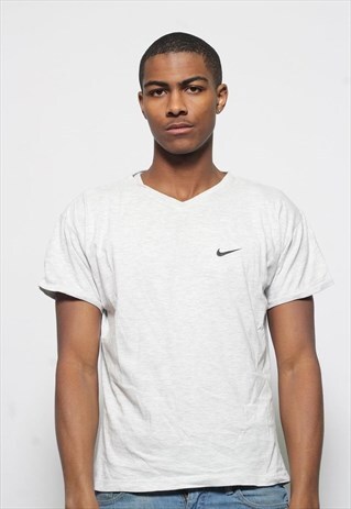 VINTAGE NIKE LOGO T-SHIRT GREY