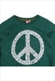 VINTAGE 90'S MIABBAS SWEATSHIRT PEACE HEAVYWEIGHT CREWNECK