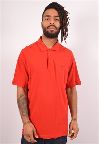 VINTAGE NIKE POLO SHIRT RED