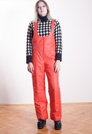 FABULOUS RED, SKI BELL BOTTOMS FROM THE 70S