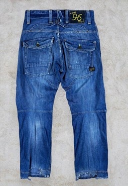 G-Star Raw Jeans Blue Elwood Heritage Loose 5620 W30 L32