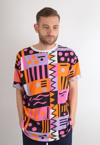 VINTAGE T-SHIRT MADE IN W-GERMANY 80'S (1729)