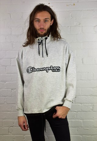 VINTAGE 90'S CHAMPION 1/4 ZIP SWEATSHIRT