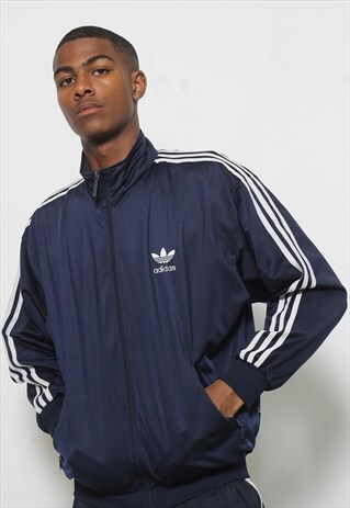 VINTAGE ADIDAS TRACK JACKET BLUE