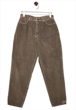 Vintage  LLBean 90s Corduroy Pants Plain Look Green