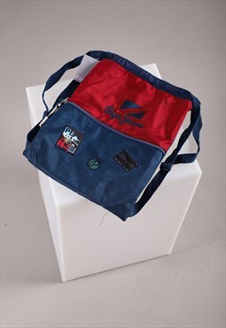 Vintage Pepe Jeans Backpack in Navy Sports School Rucksack