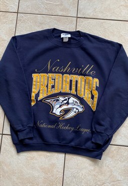 NHL 90s National Predators National Hockey League Sweatshirt
